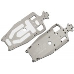 [Traxxas] AX5522X Chassis- 7075-T6 aluminum (3mm) (titanium-anodized) (machined- lighter than stock)/ adhesive foam pad (1)