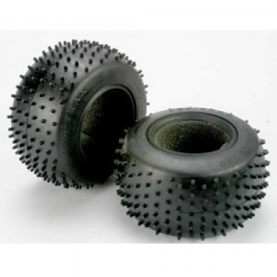 [�˾���ũ] AX4790R [Traxxas] AX4790R Tires Pro-Trax spiked 2.2'''' (soft-compound)(rear) (2)/ foam inserts (2)