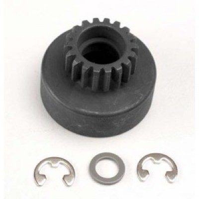 [�˾���ũ] AX4118 [Traxxas] AX4118 Clutch bell (18-tooth)/ 5x8x0.5mm fiber washer (2)/ 5mm E-clip