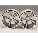 [Traxxas] AX4174 TRX Pro-Star chrome wheels (2) (front) (for 2.2