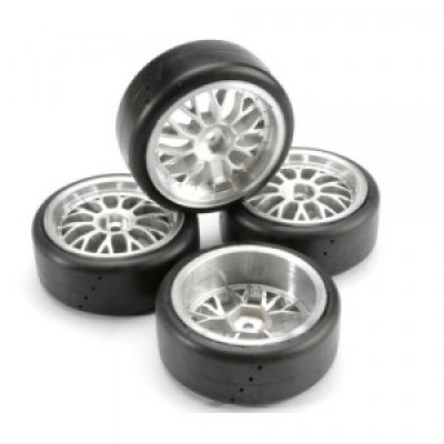 [�˾���ũ] AX4873 [Traxxas] AX4873 Tires Pro-Trax on-road (medium compound with contoured inserts)(2 left 2 right)