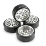 [Traxxas] AX4873 Tires Pro-Trax on-road (medium compound with contoured inserts)(2 left 2 right)