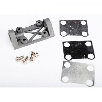 [�˾���ũ] AX4827A [Traxxas] AX4827A Bearing block front (supports front shaft) (grey) / belt tension adjustment shims (front / middle) / screws