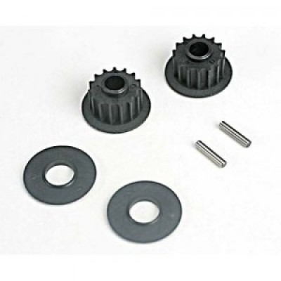 [�˾���ũ] AX4896 [Traxxas] AX4896 Pulleys 15-groove (front/ rear) (2)/flanges (2)/ axle pins (2)