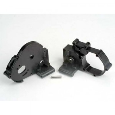 [˾ũ] AX3691 [Traxxas] AX3691 Gearbox halves (l&r) (black) w/ idler gear shaft