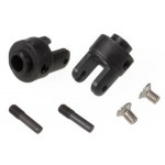 [Traxxas] AX4628R Differential output yokes black (2)/ 3x5mm countersunk screws (2)/ screw pin (2)