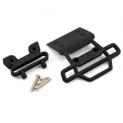 [�˾���ũ] AX3621 [Traxxas] AX3621 Bumper front / bumper mount front / 4x23mm RM (2)/ 3x10mm RST (2) (black)