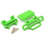 [Traxxas] AX3621A Bumper front / bumper mount front / 4x23mm RM (2)/ 3x10mm RST (2) (green)