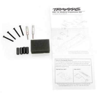 [˾ũ] AX3725X [Traxxas] AX3725X Battery expansion kit (allows for installation of taller multi-cell battery packs) (Rustler Bandit Stampede)