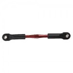 [Traxxas] AX3738 Turnbuckle aluminum (red-anodized) camber link rear 49mm (1) (assembled with rod ends & hollow balls)(See part 3741X for complete camber link set)