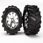 [Traxxas] AX6771 Tires and wheels, assembled, glued 2.8