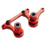 [Traxxas] AX3743X Steering bellcranks drag link (red-anodized T6 aluminum)
