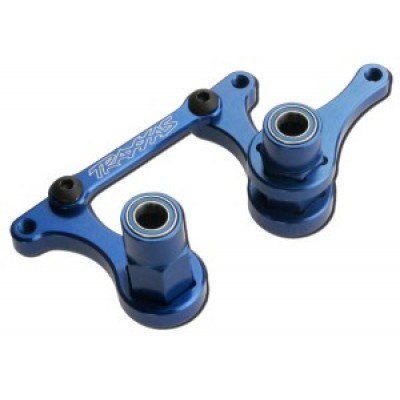 [˾ũ] AX3743A [Traxxas] AX3743A Steering bellcranks drag link (blue-anodized T6 aluminum)