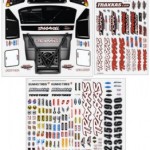 [Traxxas] AX6813 Decal sheet Slash 4X4