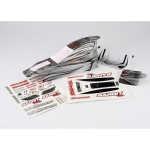 [Traxxas] AX2418 Body Bandit VXL ProGraphix (front and rear) (replacement for the painted body. Graphics are printed requires paint & final color application)window grill lights decal sheet