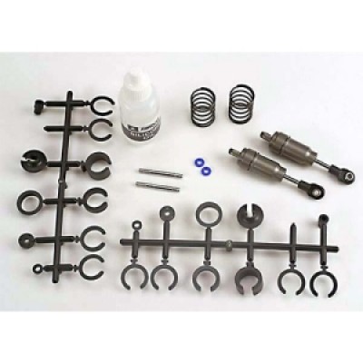 [˾ũ] AX2658 [Traxxas] AX2658 Big Bore shocks (short) (hard-anodized & PTFE-coated T6 aluminum) (assembled with TiN shafts w/ springs)(f/r)(2) (Note: Assembled with 32mm shafts, 29mm shafts included)