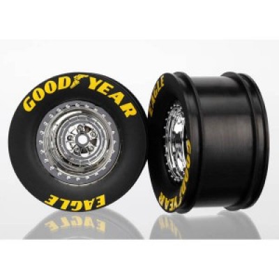 [�˾���ũ] AX6972 [Traxxas] AX6972 Wheels rear (chrome) (2)