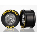 [Traxxas] AX6972 Wheels rear (chrome) (2)