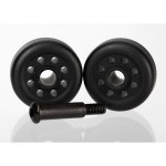 [Traxxas] AX6977 Wheels (2)/ axle (1) (for wheelie bar 6978)