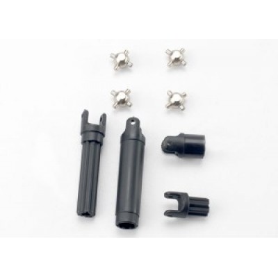 [�˾���ũ] AX7056 [Traxxas] AX7056 Half shafts center front (1) center rear (1) metal u-joints (4)