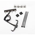 [Traxxas] AX7287 LED lightbar, roof (chrome)/ light harness (4 clear, 2 red)/ wire tie mount (2)/ wire tie (3) (requires power supply 7286)