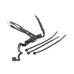 [Traxxas] AX7288 LED lights, chassis harness (4 clear, 2 red) (1)/ wire tie (3) (requires power supply 7286)