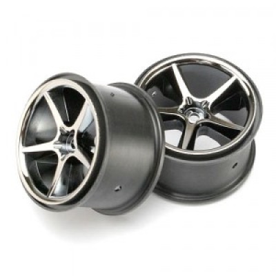[�˾���ũ] AX7172A [Traxxas] AX7172A Wheels Gemini (black chrome) (2)