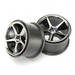 [Traxxas] AX7172A Wheels Gemini (black chrome) (2)