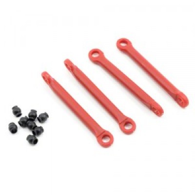 [�˾���ũ] AX7018 [Traxxas] AX7018 Push rod (molded composite) (4)/ hollow balls (8) (1/16 Slash)