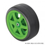 [Traxxas] AX7375A Tires and wheels assembled glued (Volk RacingTE37 green wheels 1.9 Gymkhana slick tires) (2)