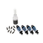[Traxxas] AX7560X Shocks aluminum (blue-anodized) (assembled with springs) (4)