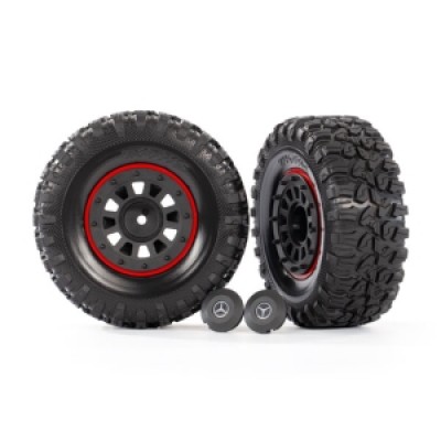 [�˾���ũ] AX8874 [Traxxas] AX8874 TRX-6 Tires and wheels, assembled, glued