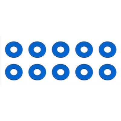 [˾ũ] AA31385 [TEAM ASSOCIATED] AA31385 Bulkhead Washers, 7.8x1.0 mm, blue aluminum