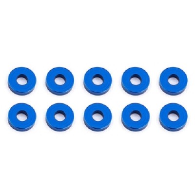 [˾ũ] AA31386 [TEAM ASSOCIATED] AA31386 Bulkhead Washers, 7.8x2.0 mm, blue aluminum