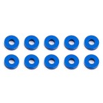 [TEAM ASSOCIATED] AA31386 Bulkhead Washers, 7.8x2.0 mm, blue aluminum