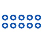 [TEAM ASSOCIATED] AA31382 Ballstud Washers, 5.5x1.0 mm, blue aluminum