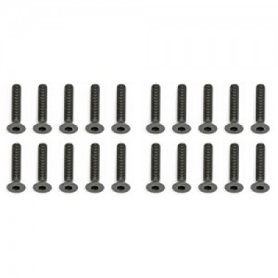 [˾ũ] AA25204 [TEAM ASSOCIATED] AA25204 M3 x 16mm Flat Head Hex Screw
