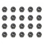 [TEAM ASSOCIATED] AA25215 M3 Locknut (black)