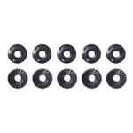 [TEAM ASSOCIATED] AA91150 Nuts,M4 Low Profile Serrated Steel Wheel