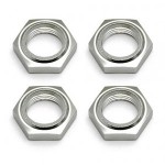 [TEAM ASSOCIATED] AA89405 Nyloc Wheel Nuts silver