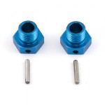 [TEAM ASSOCIATED] AA89095 Wheel Hex blue aluminum