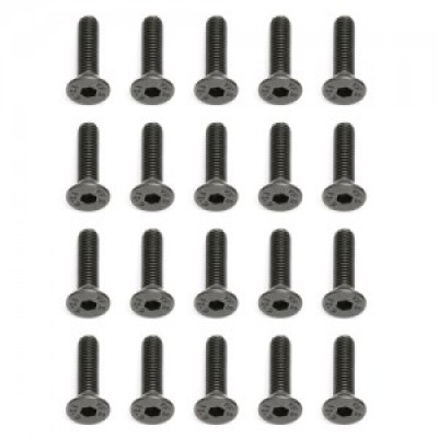 [˾ũ] AA25203 [TEAM ASSOCIATED] AA25203 M3 x 12mm Flat Head Hex Screw