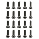 [TEAM ASSOCIATED] AA25203 M3 x 12mm Flat Head Hex Screw