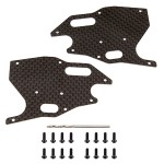 [TEAM ASSOCIATED] AA81418 RC8B3.1 FT Graphite Arm Stiffeners,front