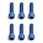 [TEAM ASSOCIATED] AA6860 FT 4-40 X 3/8 SHC Screw blue aluminum