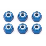 [TEAM ASSOCIATED] AA6943 FT 8-32 Blue Aluminum Locknut