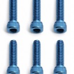 [TEAM ASSOCIATED] AA7873 FT 4-40x7/16 Socket Head Cap Screw blue alum