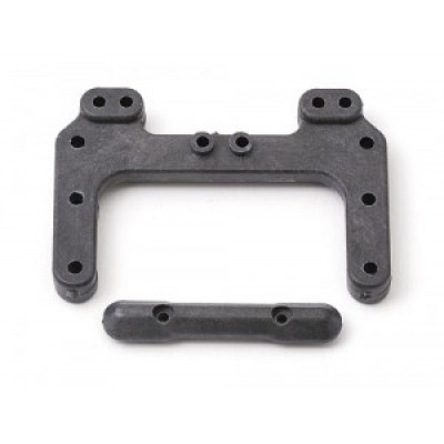 [�˾���ũ] AA9565 [TEAM ASSOCIATED] AA9565 B4 FT Rear Chassis Brace Front Hinge Pin Brace carbon