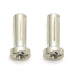 [TEAM ASSOCIATED] AA643 Low-Profile Bullet Connectors, 4x14 mm, qty 2