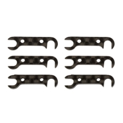 [�˾���ũ] AA92185 [TEAM ASSOCIATED] AA92185 RC10B74 FT Graphite Rear Hub Link Shim Set